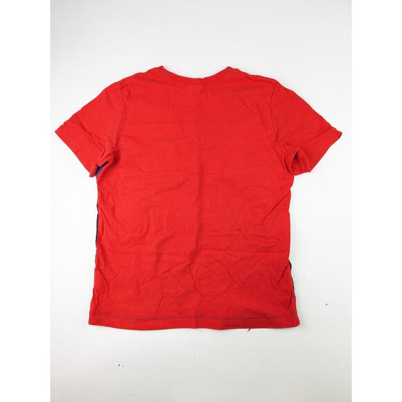 Hanna Andersson Retro Stripe Red Navy Yellow White Tee Boys 10 - Picture 3 of 3